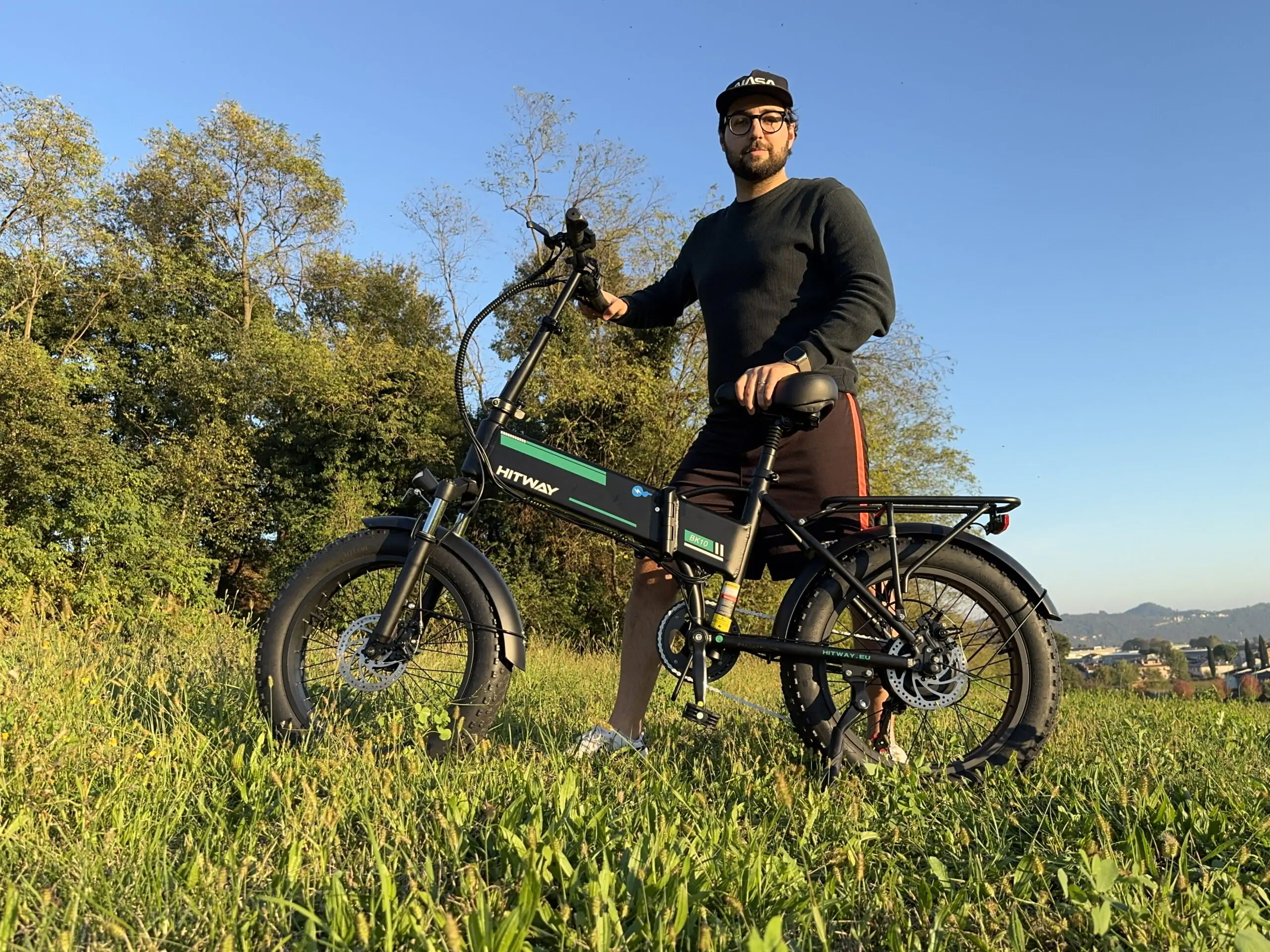 recensione Hitway BK10S - fat bike elettrica pieghevole