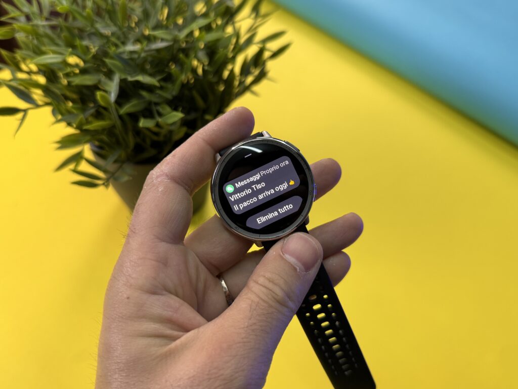 amazfit active 2 - gestione delle notifiche