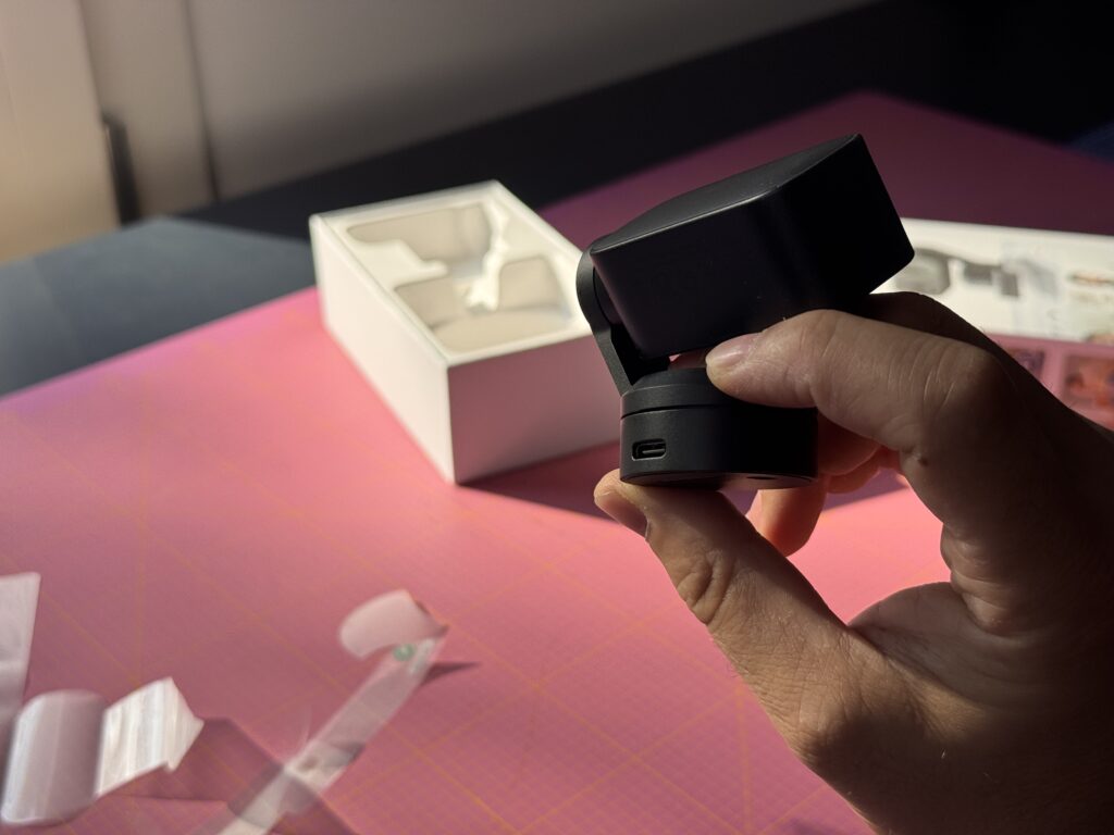 insta 360 link 2 porta usb-c posteriore