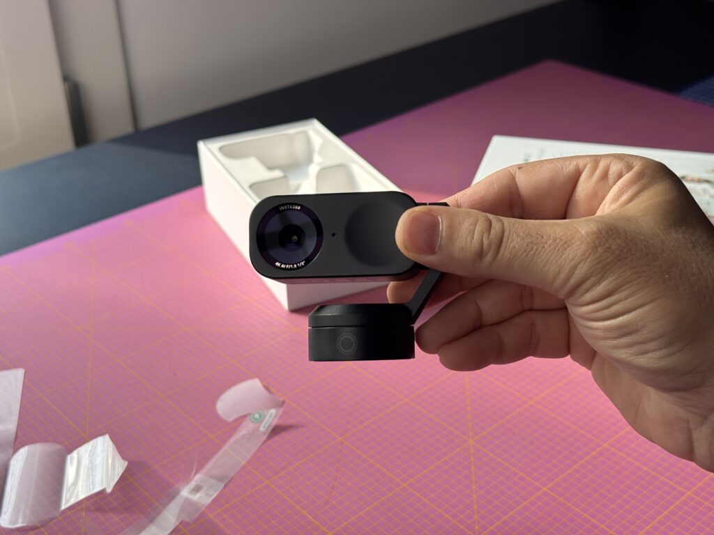 insta 360 link 2 - qualità del video con sensore