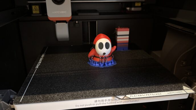 prova e recensione della stampante 3d Anycubic Kobra S1 Combo - stampa multicolore