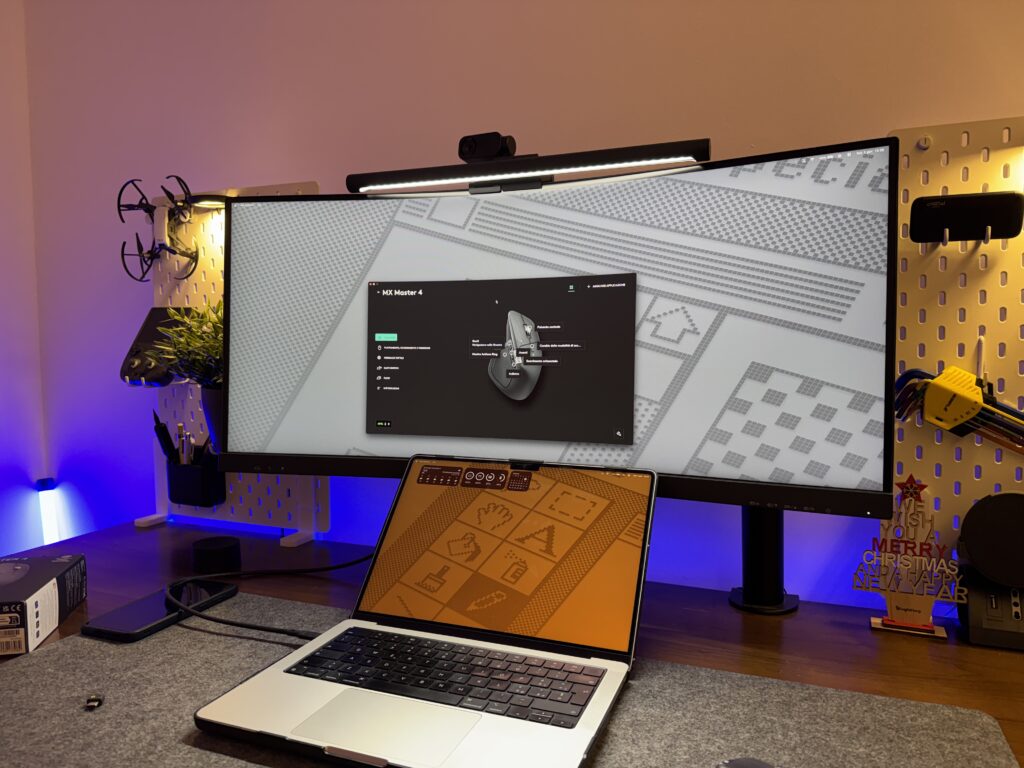 Logitech MX Master 4 personalizzazione via software