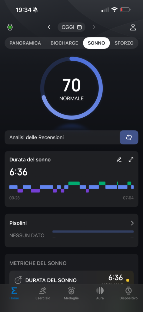 amazfit active max - dati salute - 3