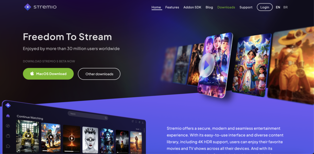 come funziona stremio