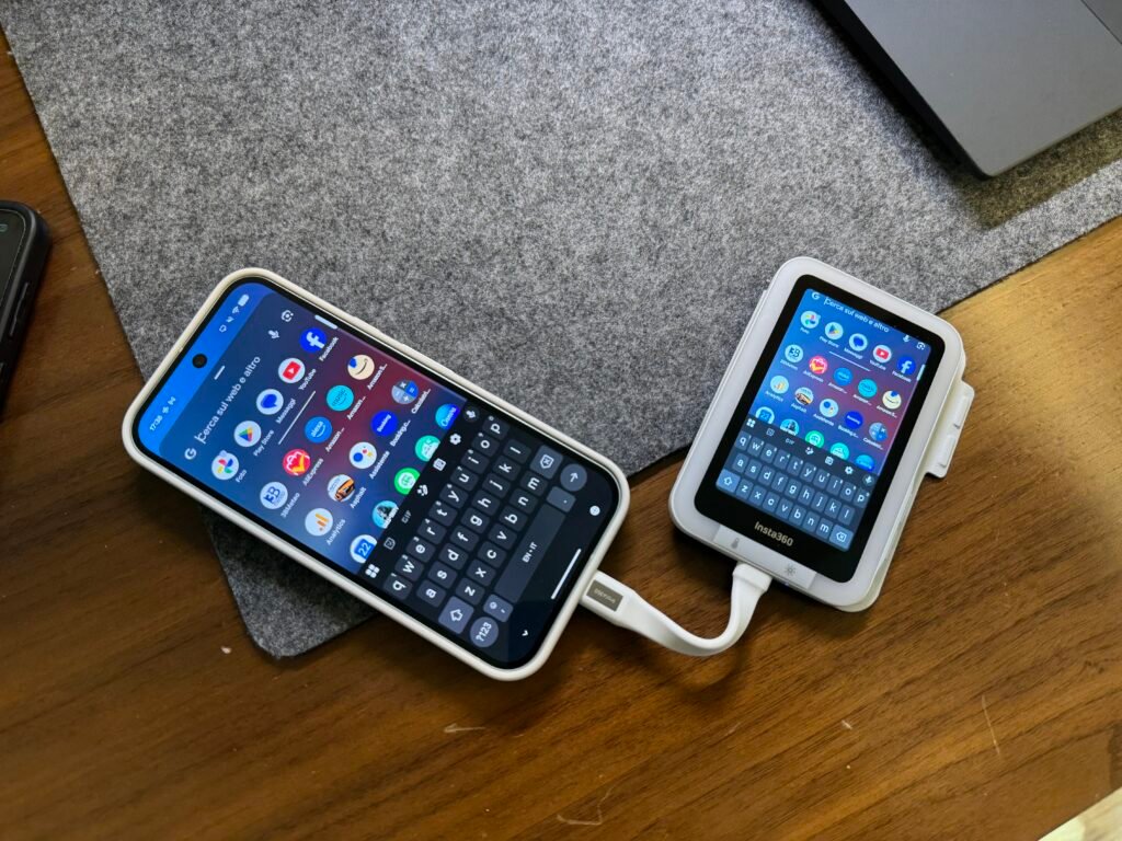 recensione insta360 snap - con android