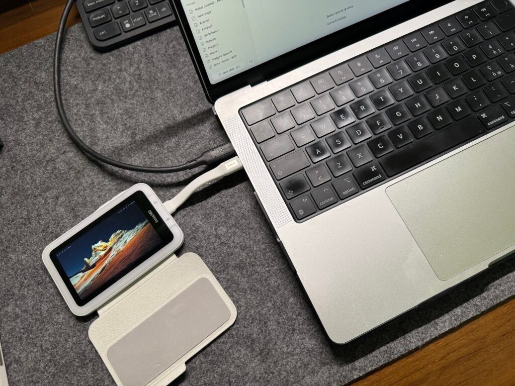 recensione insta360 snap - con macbook