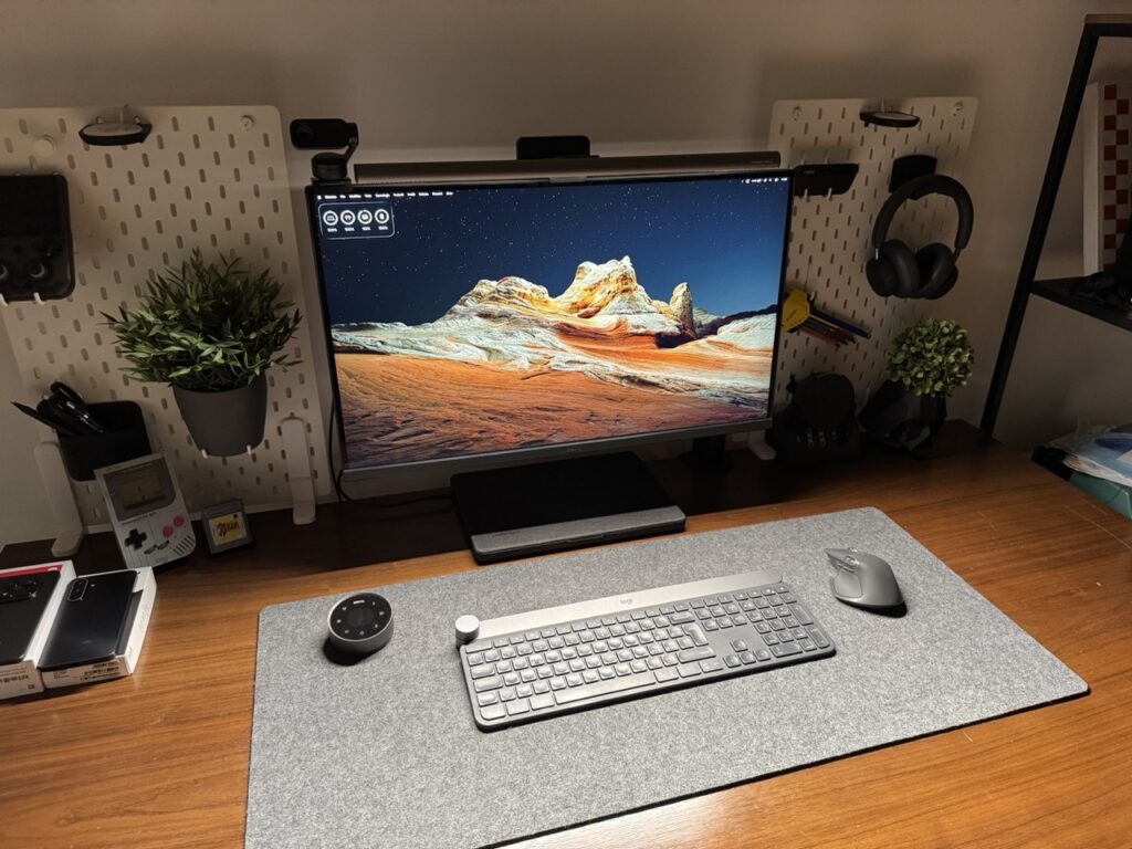 BenQ ScreenBar Halo 2 luce frontale accesa