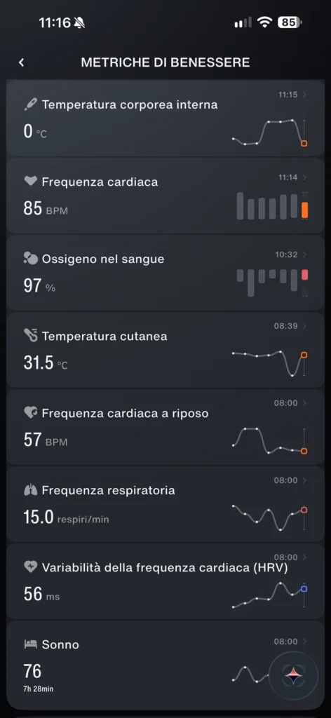 Speediance Strap Pro app dati 2