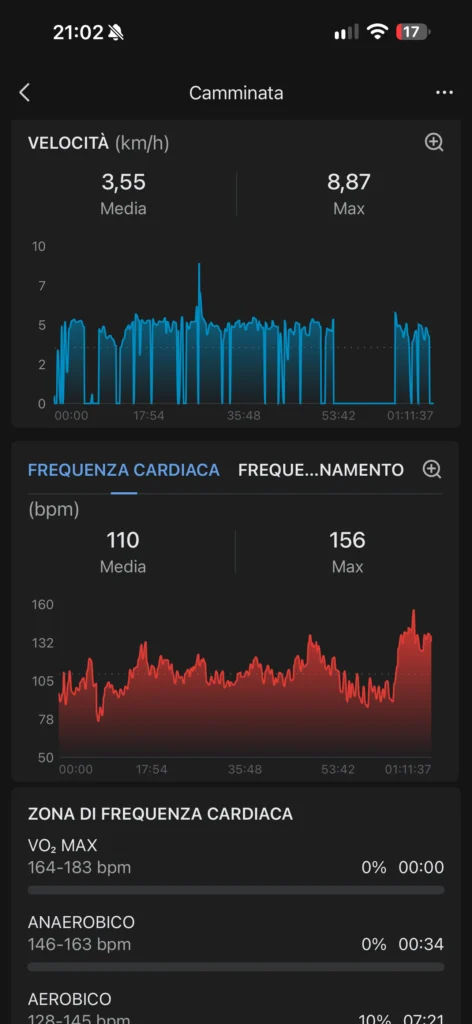 amazfit bip max - app - allenamento 2