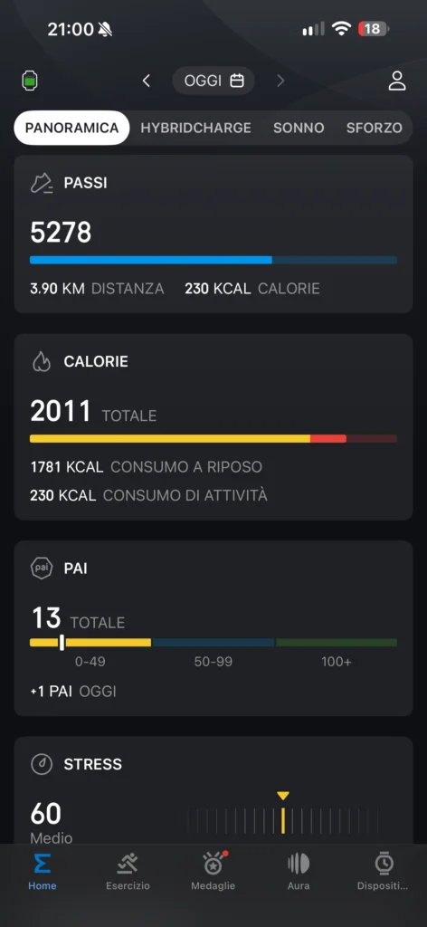 amazfit bip max - app - dati quotidiani 3