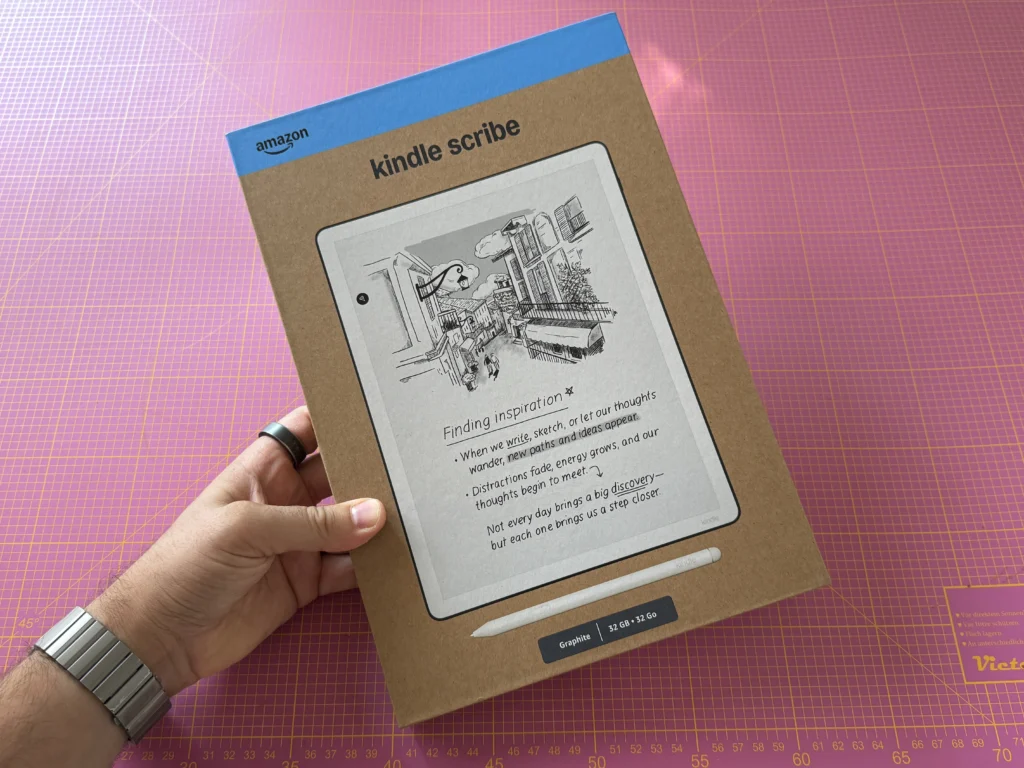recensione kindle scribe terza generazione - confezione