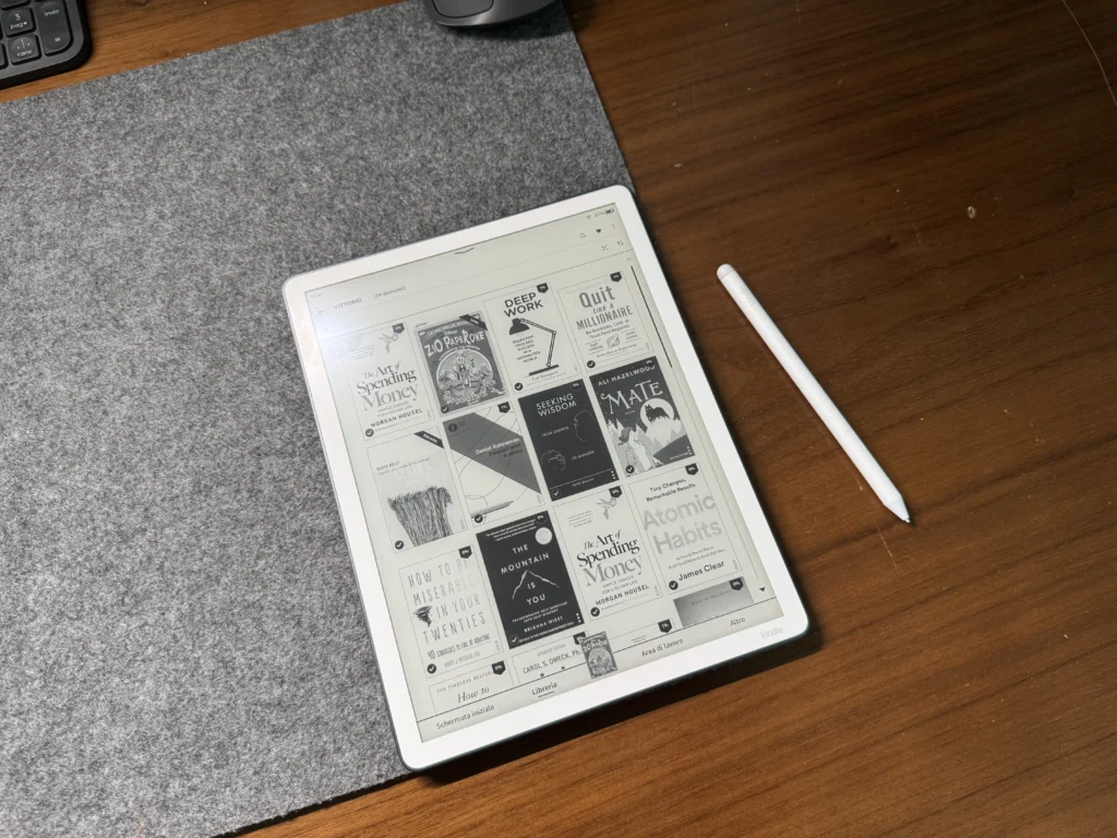 recensione kindle scribe terza generazione - software